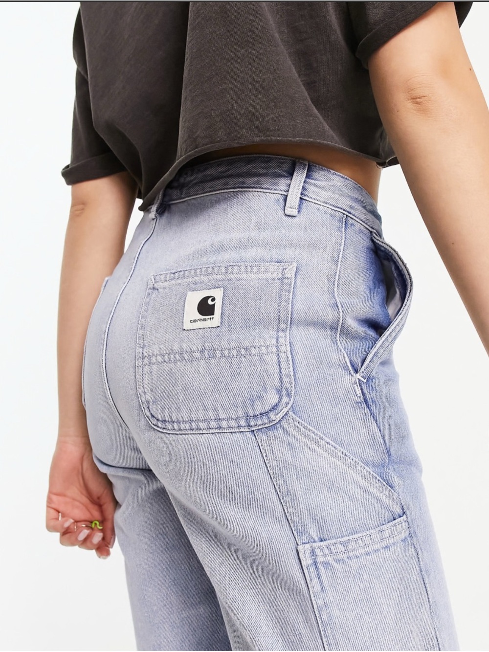 Carhartt Women’s WIP Pierce Boyfriend Fit Jeans - Picture 3 of 7